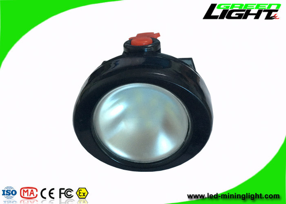 143g Weight LED Mining Headlamp 10000 Lux Dengan Cangkang Merah Dan Hitam Berwarna-warni