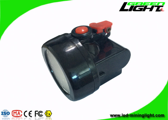 143g Weight LED Mining Headlamp 10000 Lux Dengan Cangkang Merah Dan Hitam Berwarna-warni