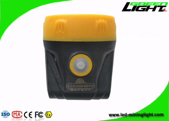 10000lux Brightness Rechargeable Miners Headlamp 170g Berat Dengan Shell Berwarna-warni