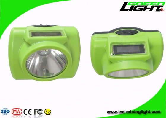 Kecerahan 25000lux waktu kerja 13-15 jam memimpin lampu utama penambangan dengan layar oled dan mendukung pengisian daya USB