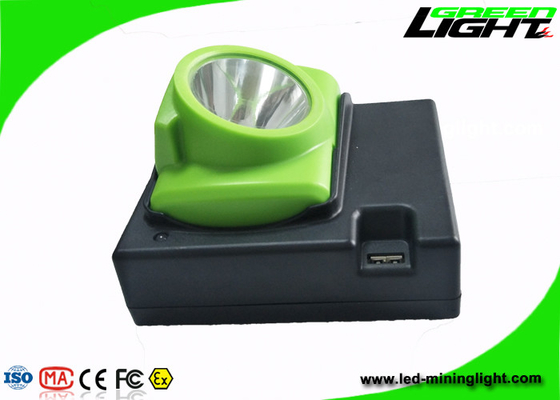 Layar OLED Isi Ulang LED Batubara Headlamp Tahan Air Dengan 14-16 Jam Waktu Kerja