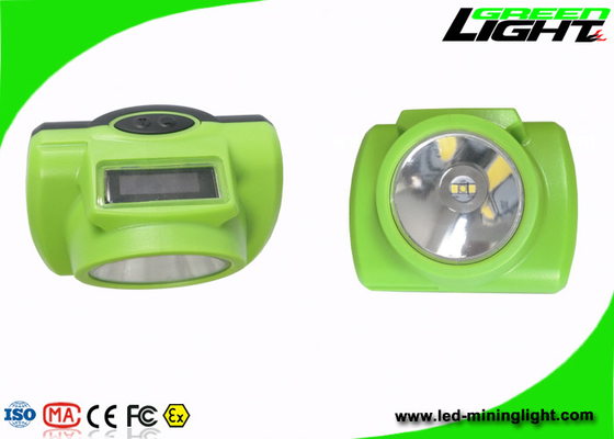 Layar OLED Isi Ulang LED Batubara Headlamp Tahan Air Dengan 14-16 Jam Waktu Kerja