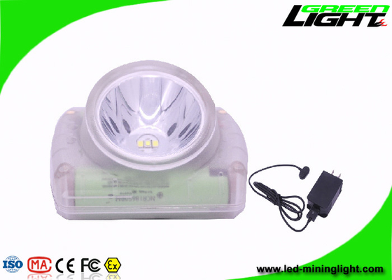 480mA Miners Cap Lamp Lama Bekerja Dengan layar digital OLED USB Portable 4 jam Pengisi daya cepat