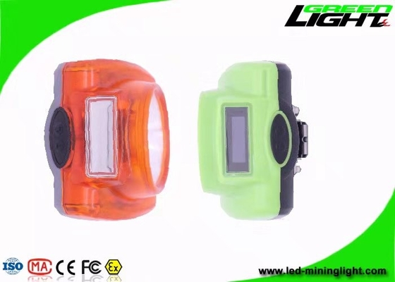 Lampu Topi Tambang LED Warna Disesuaikan 232lum Bercahaya Dengan Layar OLED