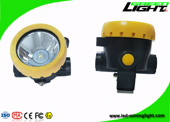 Lampu depan PC Meterial Cordless Mining Kuning Nirkabel Secara Intrinsik Dengan Baterai Li - Ion 2.2ah
