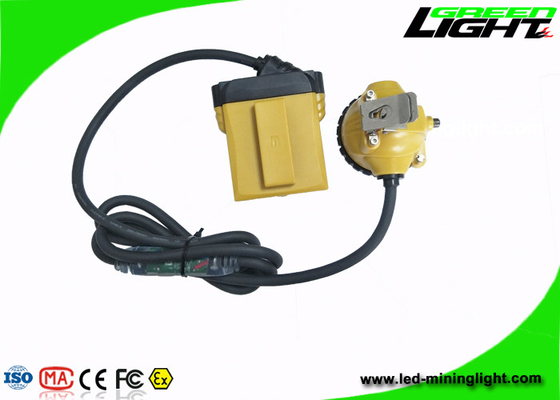 25000 Lux High Intensity LED Mining cap Light kinerja super umur 100000hrs dengan lampu peringatan daya rendah