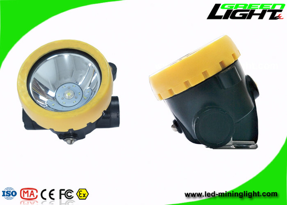 Lampu Cap Pertambangan Kecerahan Kuat Dengan Proteksi Pendek Listrik 230mA Saat Ini