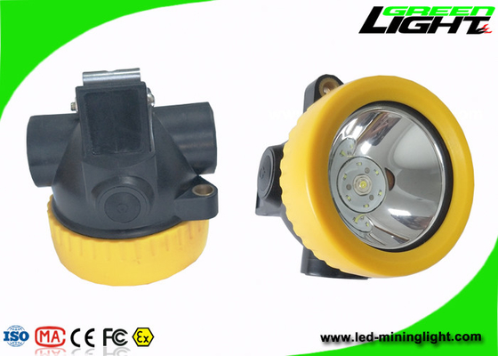 Lampu Depan LED Isi Ulang Tahan Benturan / Api Warna Kuning Umur Panjang