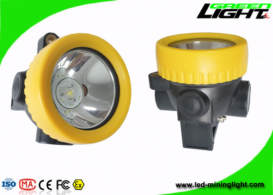 ABS Material LED Cap Lamp 2.2 Ah Kapasitas Baterai Dengan Perlindungan Over-Charging