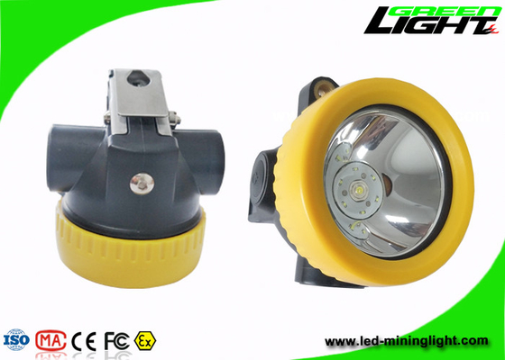 Cordless Miners Cap Lamp 4000lux Brightness Dengan Baterai Li-Ion Isi Ulang 2.2Ah