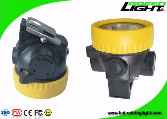 Cordless Miners Cap Lamp 4000lux Brightness Dengan Baterai Li-Ion Isi Ulang 2.2Ah