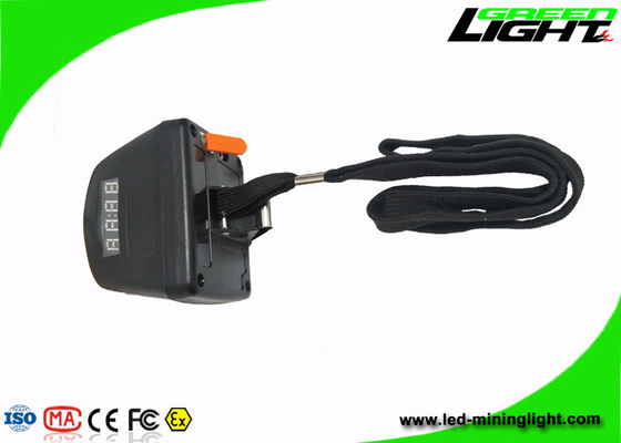 Lampu Tambang Batubara Anti Ledakan 220g Ukuran Kecil Dengan Layar Digital 8000lux Brightness