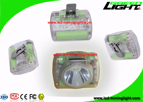 Wireless Miners Cap Lamp Struktur Semua Dalam Satu Dengan Pengisi Daya USB / Layar Oled