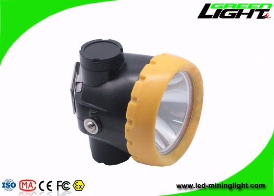 Explosion - Proof LED Cap Lamp 4000lux Brightness Dengan Baterai Li - Ion 2.2Ah
