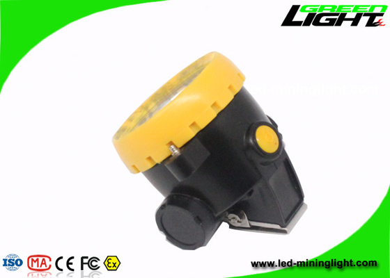 Explosion - Proof LED Cap Lamp 4000lux Brightness Dengan Baterai Li - Ion 2.2Ah