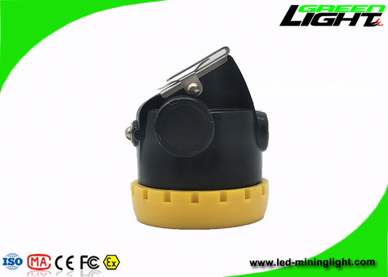Mining Cordless Cap Lamp Isi Ulang Baterai Bertenaga Dengan Lampu Utama Dan Sub