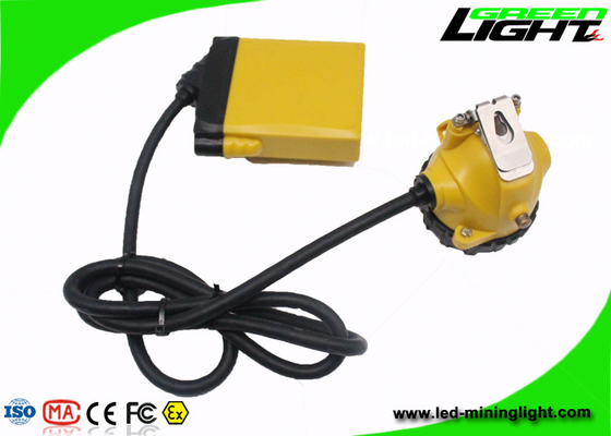 25000 Lux High Beam Corded Led Mining Headlamp Anti Explosive IP68 Waterproof