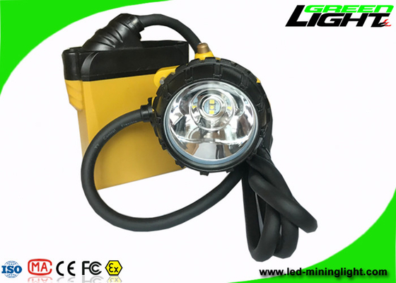 IP68 Waterproof LED Mining Lights 10.4Ah Cable SOS Dukungan Peringatan Daya Rendah