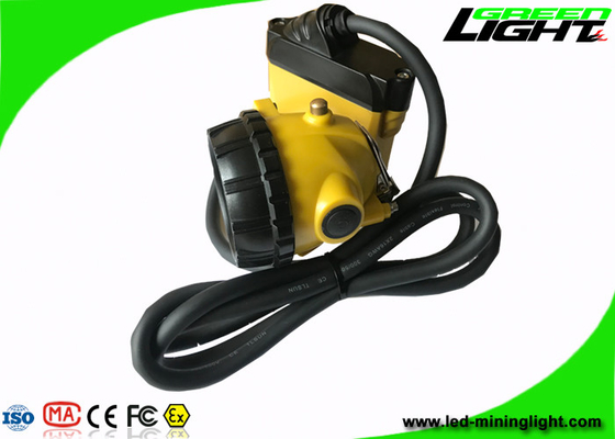 IP68 Waterproof LED Mining Lights 10.4Ah Cable SOS Dukungan Peringatan Daya Rendah