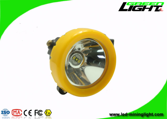 Bahan PC Led Cordless Mining Cap Lights Yellow Cover Dengan 18650 Li - Ion Battery