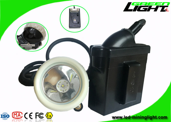 Lampu Penambangan LED Bawah Tanah Isi Ulang 6.6Ah 4000 Lux 1000 Siklus Baterai