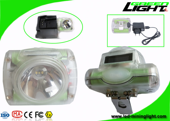 Lampu Topi Keras Penambangan Tanpa Kabel Ringan GLC-6 IP68 13000 Lux Super Terang