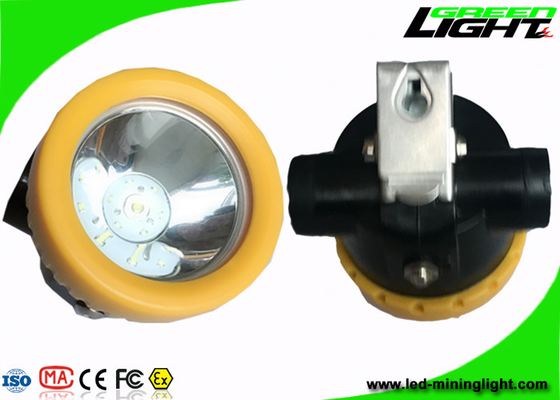 Lampu Pertambangan Tanpa Kabel Bawah Tanah 191g Ringan 1000 Siklus Baterai Penambang Cap Lamp
