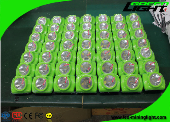 15000 Lux Mining Cap Lights PC ABS Bahan Layar OLED Dengan Tubuh Transparan