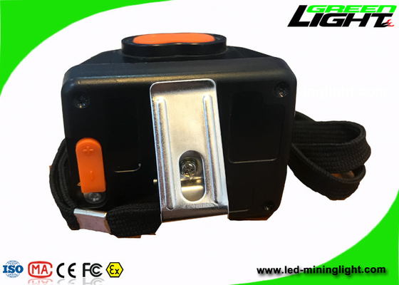 5.7Ah 8000lux Led Mining Cap Lamp Waterproof Underground Dengan Layar LCD Beam Tinggi