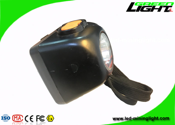 5.7Ah 8000lux Led Mining Cap Lamp Waterproof Underground Dengan Layar LCD Beam Tinggi
