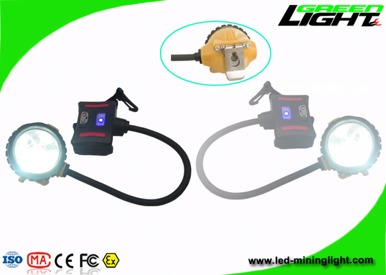 6.8Ah Lampu Depan Lampu Tambang LED Isi Ulang 15000lux Kecerahan 15 jam Waktu Kerja