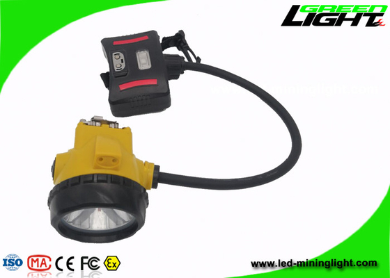 6.8Ah Lampu Depan Lampu Tambang LED Isi Ulang 15000lux Kecerahan 15 jam Waktu Kerja