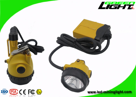 Lampu Led Topi Keras Penambangan Anti Peledak 10.4Ah 25000lux Keselamatan Isi Ulang