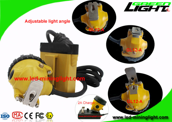 Desain Tunggal 25000 Lux Cree LED Miners Light Impact Resistant Dengan Cable Toughened Glass