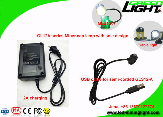 Lampu Helm Penambang 25000 Lux Kecerahan Tinggi dengan Fungsi Peringatan Daya Rendah SOS
