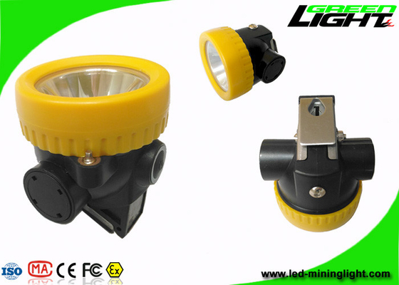 Lampu Cap Lampu Tambang Tanpa Kabel Ringan 5000lux IP68 Baterai Lithium Tahan Air