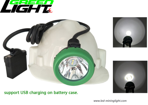 Headlamp Penambang Isi Ulang Jenis WISDOM, Tutup Penambangan LED Mendukung Pengisian Daya USB