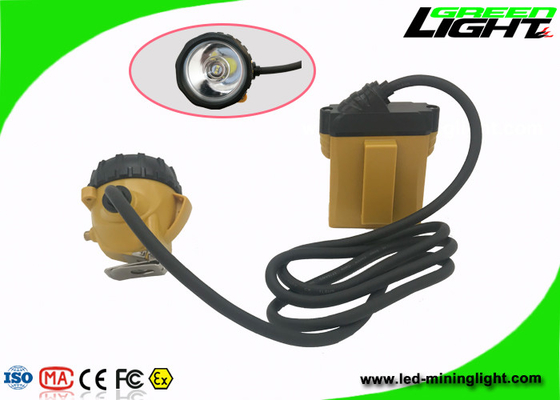 Hard Hat LED Mining Light Bahan ABS 25000Lux Brightness 13-15hrs Waktu Kerja
