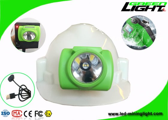 Undergroud LED Mining Light Lighweight OLED Screen 3.7V 14-16hrs Waktu Kerja