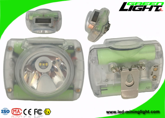 3.7V Undergroud Miners Cap Lamps Cordless Ringan 6.8Ah Baterai Li-Ion IP68
