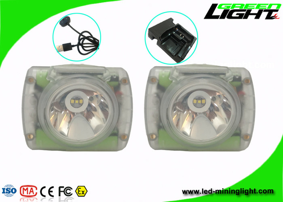 Lampu Pertambangan LED Jenis Batubara Bawah Tanah 13000lux Bahan PC Kecerahan Kuat