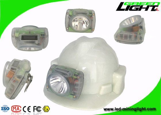 Lampu Tambang Tanpa Kabel Isi Ulang Layar OLED Pengisi Daya USB Bahan Hard PC