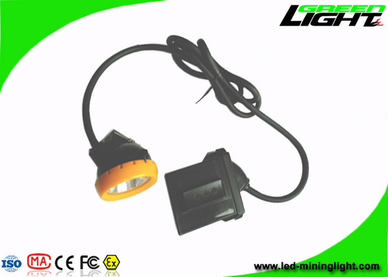 CREE LED Mining Hard Hat Led Lights 10000Lux Dengan Fungsi Peringatan Daya Rendah