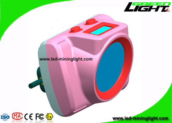 Lampu Penambangan Batubara Keamanan Tinggi Layar OLED Pengisi Daya USB Sakelar Berguna Mode Pencahayaan SOS