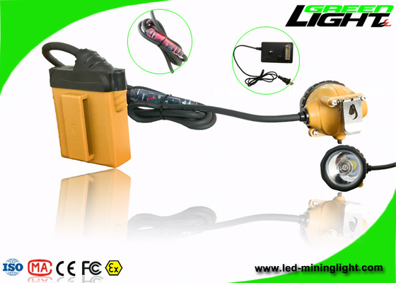 IP68 Waterproof Mining Hard Hat Led Lights 3.7V 25000lux Brightness 1200 Siklus Baterai