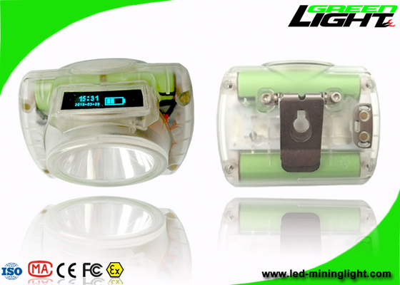 Layar OLED Lampu Tambang Tanpa Kabel Kecerahan Kuat 13000Lux IP68 Dengan Pengisi Daya USB
