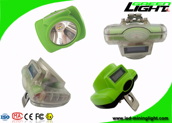 CREE LED Cordless Mining Lights PC ABS Material 13000lux Dengan Alarm Daya Baterai Rendah