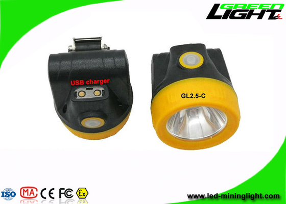 Lampu Tutup Penambangan Tanpa Kabel IP68 Tahan Air Bahan 10000 Lux ABS Dengan Pengisi Daya USB