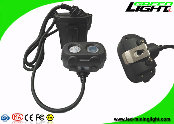 Lampu Led Topi Keras Penambangan Balok Ganda, Lampu Depan Led Isi Ulang, Penerangan Tinggi