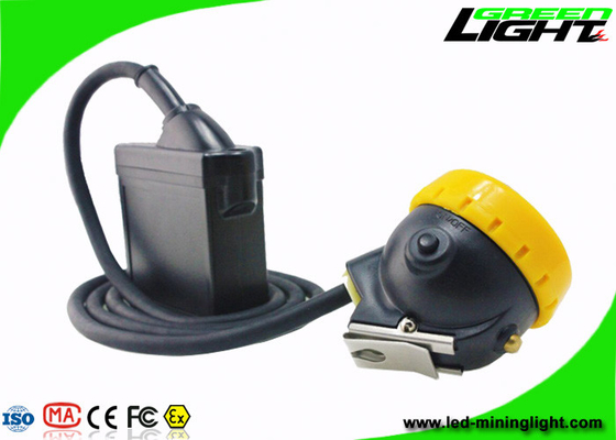 Safety Miners Cap Lamp 7.8Ah Li - Ion Battery 10000Lux High Beam Corded Type